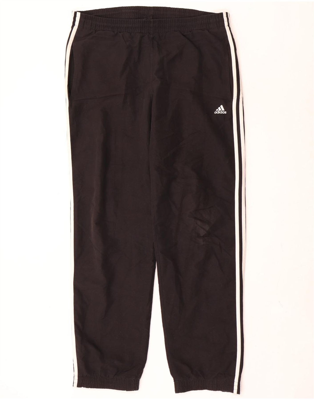 Pantaloni da tuta da uomo Adidas Joggers medio poliestere nero