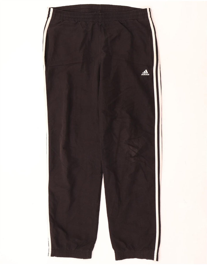 Pantaloni da tuta da uomo Adidas Joggers medio poliestere nero