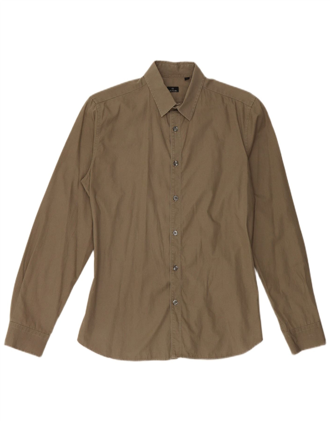 PAUL SMITH Camicia da uomo piccola in cotone kaki