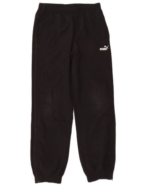 Pantaloni da tuta con grafica Puma da ragazzo, pantaloni da jogging, 13-14 anni, poliestere nero