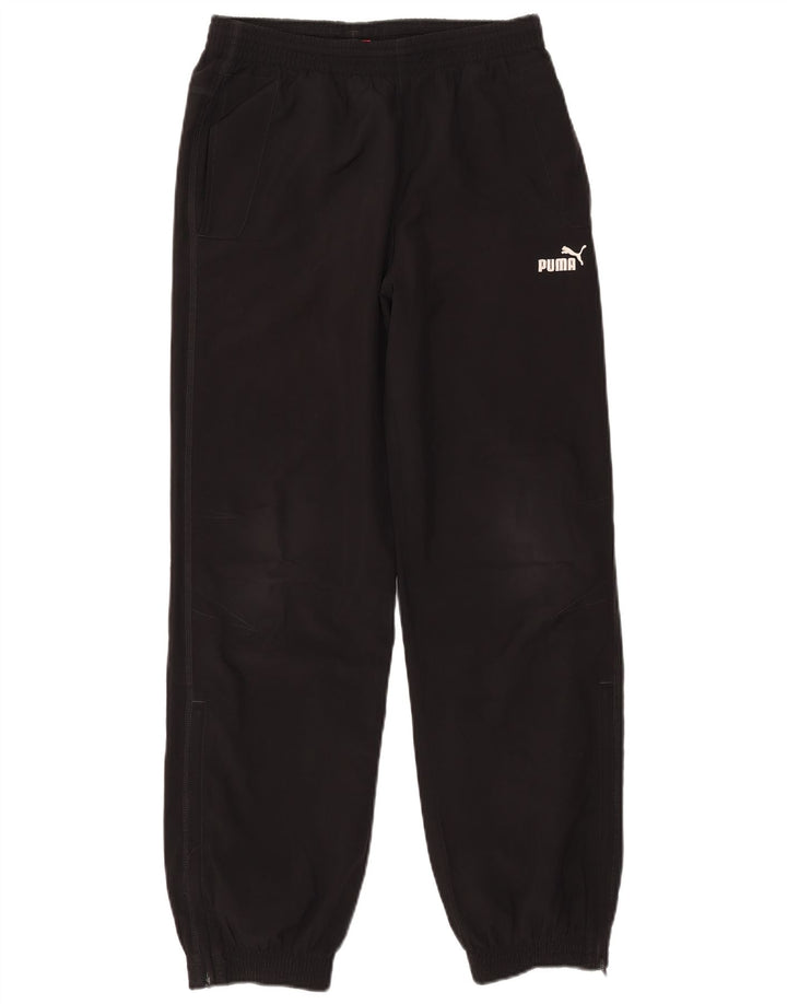 Pantaloni da tuta con grafica Puma da ragazzo, pantaloni da jogging, 13-14 anni, poliestere nero