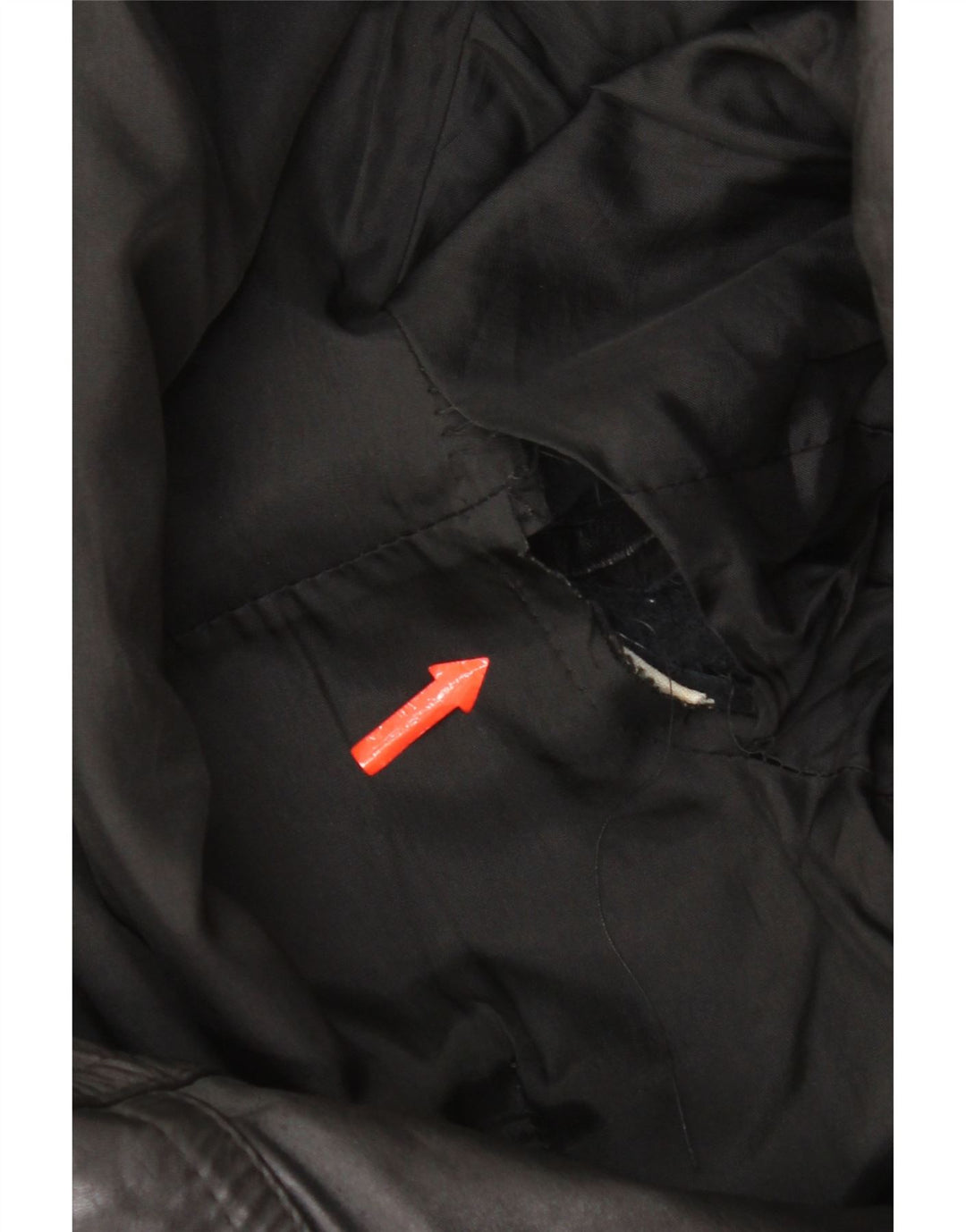 Giacca in pelle vintage da uomo UK 38 in pelle nera media