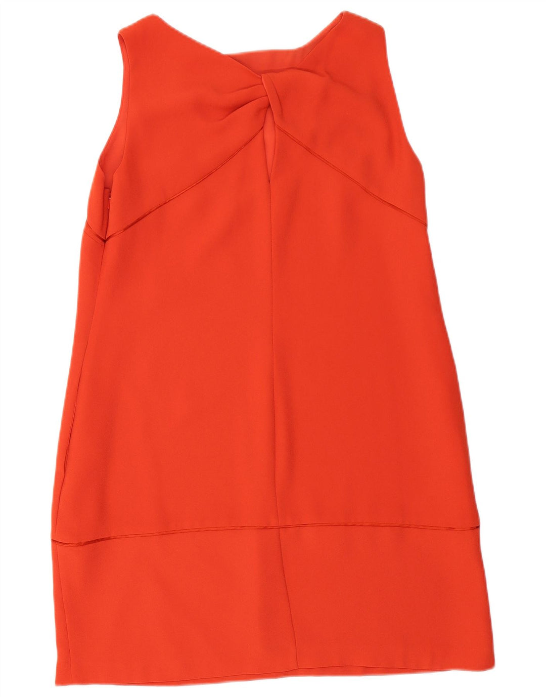 Abito a trapezio senza maniche da donna Coast UK 16 Large Arancione Poliestere