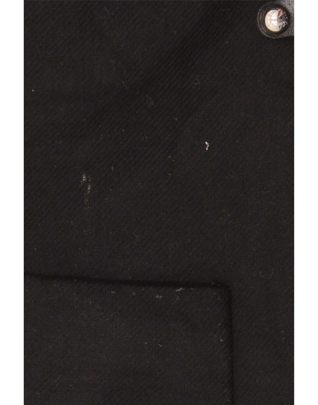 Cappotto oversize con cappuccio da donna Zara UK 10 piccolo in lana nera