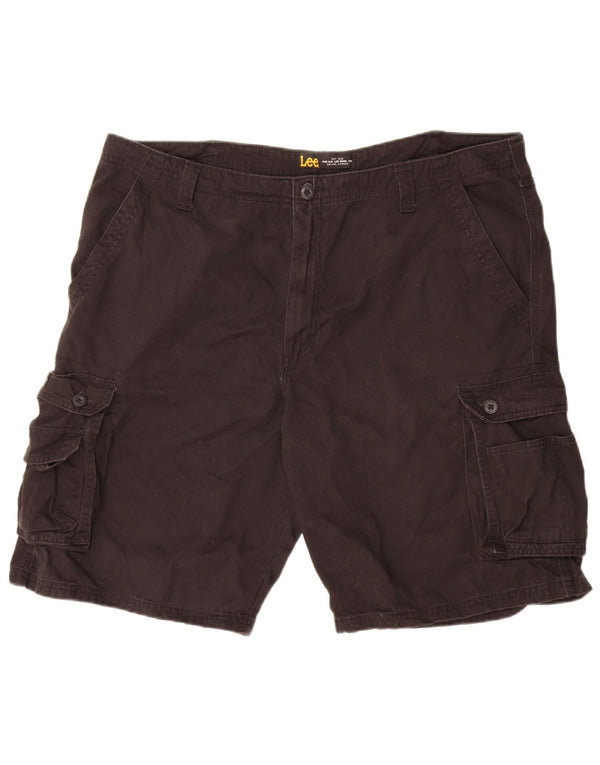 Lee Mens Cargo Shorts W42 2XL Black Cotton