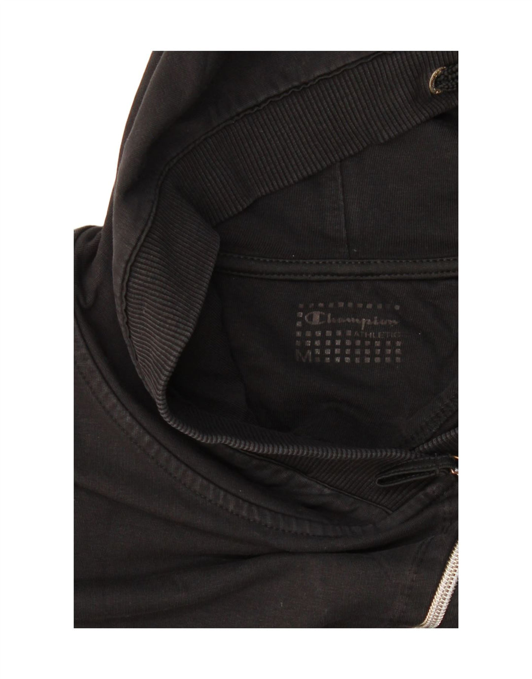 Maglione con cappuccio e zip da donna CHAMPION UK 12 medio nero