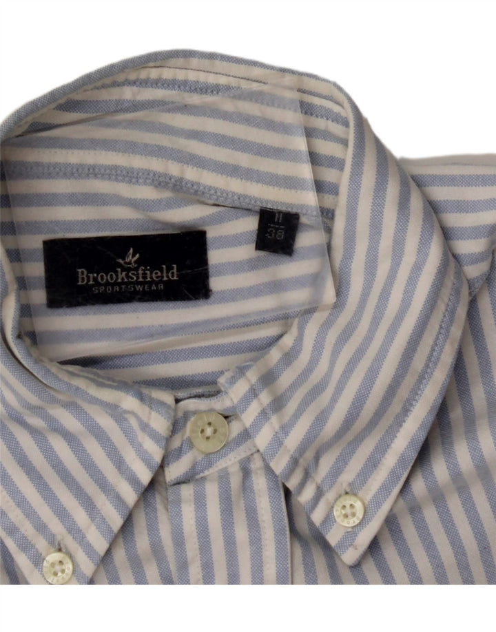 Camicia da uomo BROOKSFIELD taglia 38 a righe blu medio