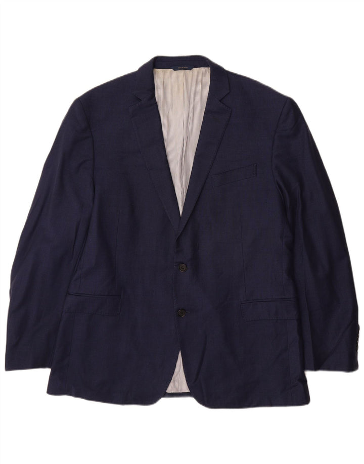 Giacca blazer da uomo Regent Fit Brooks Brothers UK 44 2XL Lana blu navy