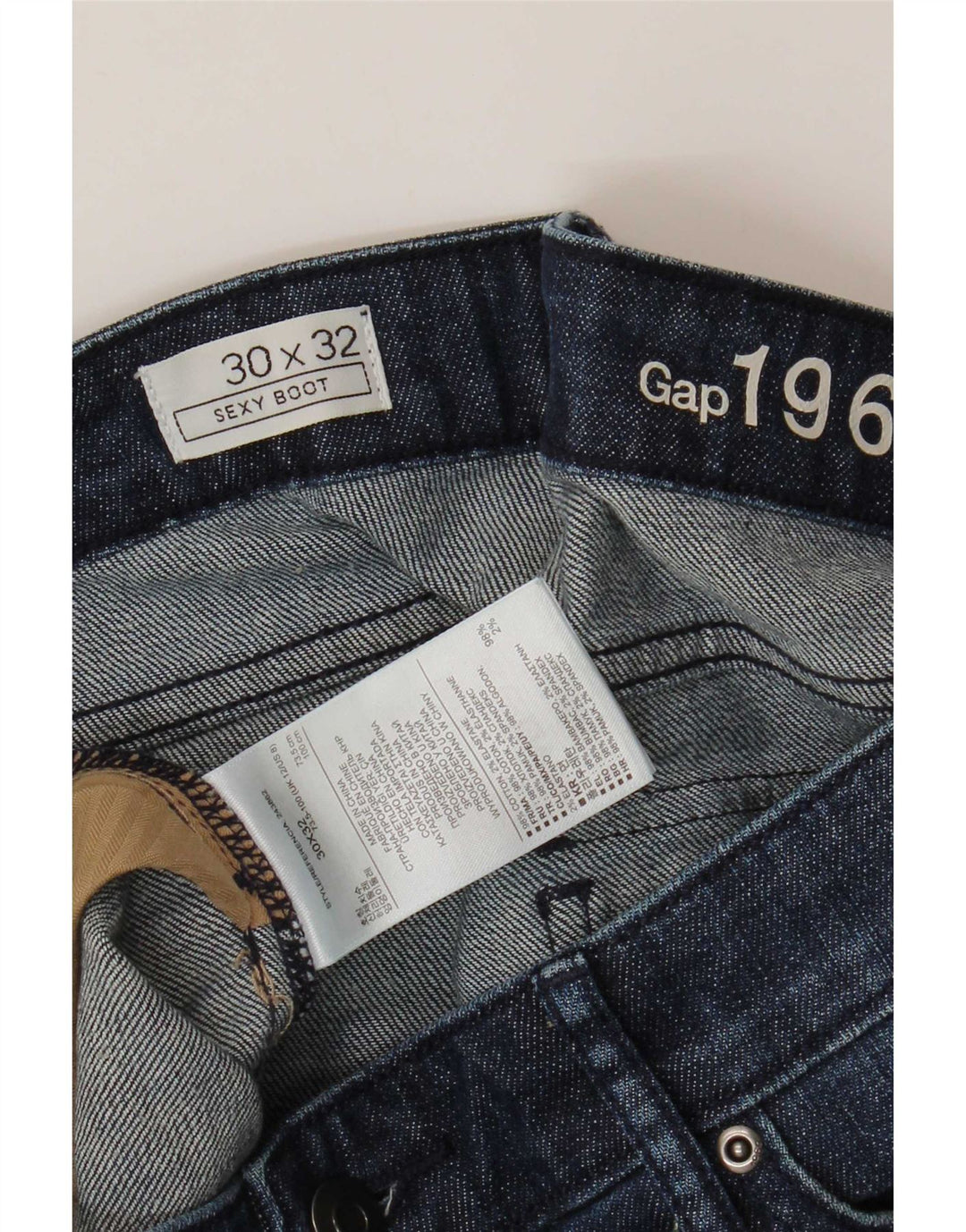 Jeans Bootcut da donna Gap W30 L32 cotone blu