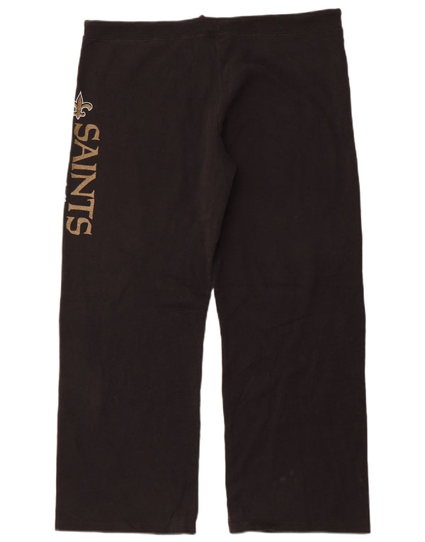 Pantaloni da tuta con grafica NFL New Orleans Saints da donna UK 18 XL neri