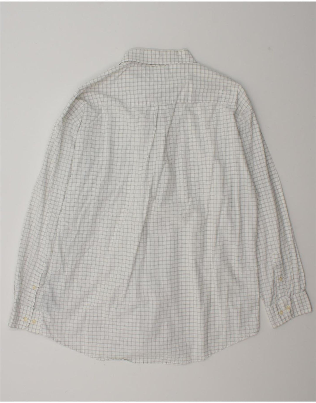 Camicia da uomo Tommy Hilfiger XL in cotone a quadri bianchi