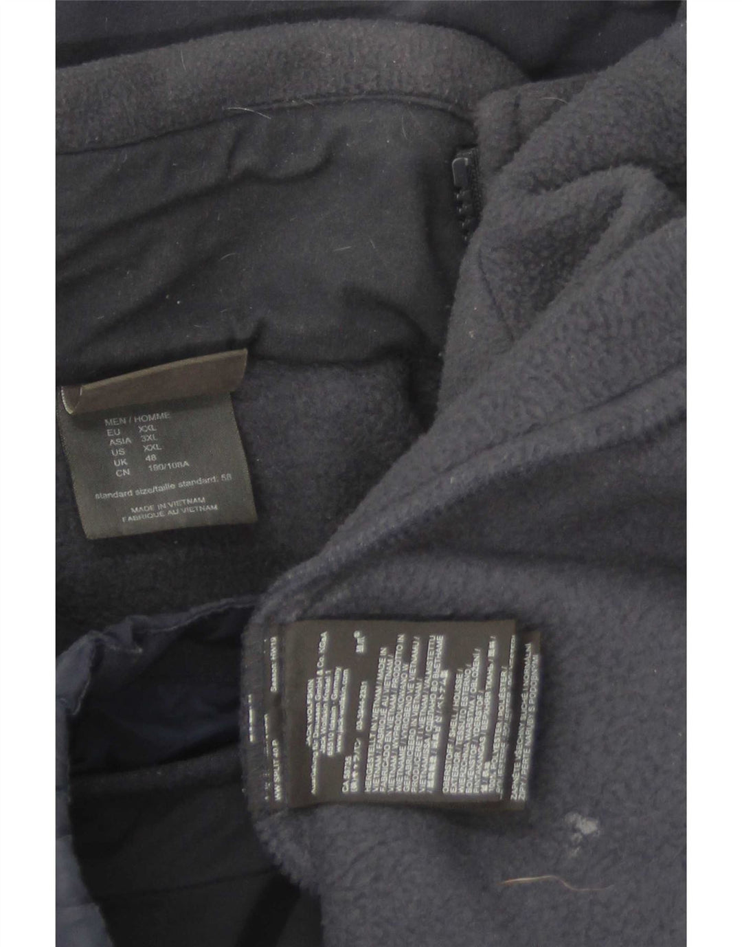 Giacca a vento da uomo Jack Wolfskin UK 48 2XL poliestere blu navy