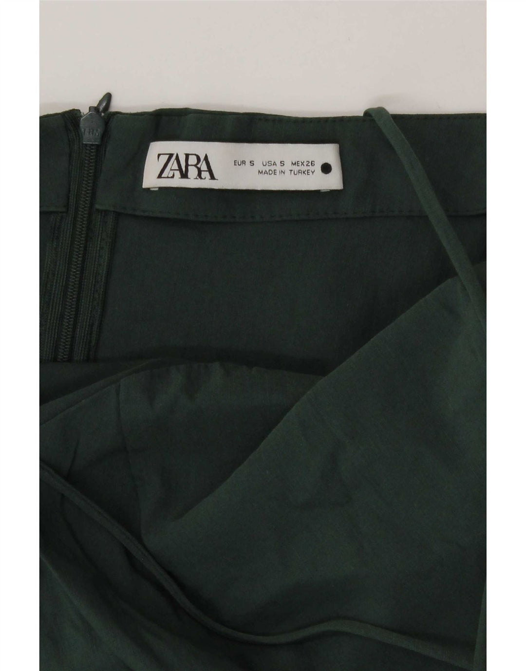 Vestito aderente da donna Zara UK 8 piccolo verde