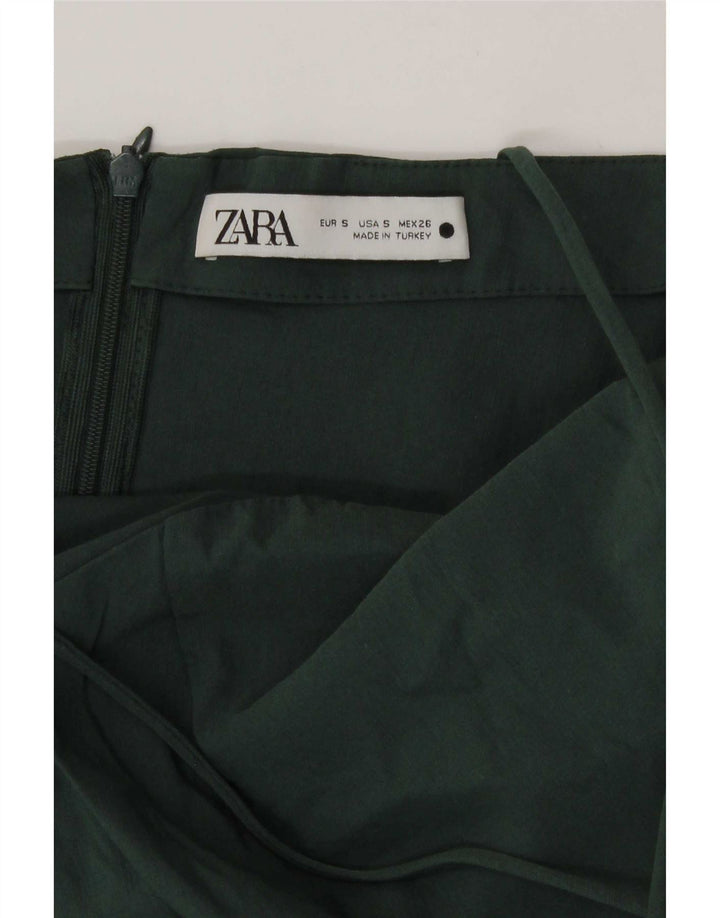 Vestito aderente da donna Zara UK 8 piccolo verde