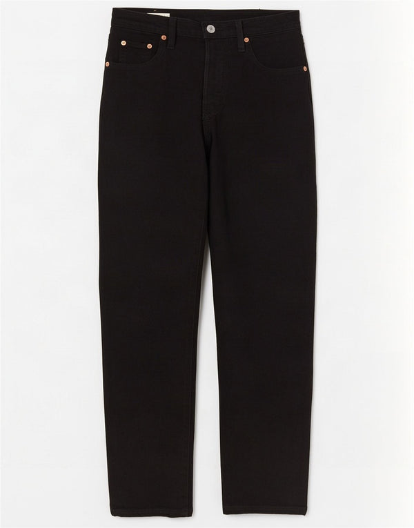 Jeans dritti Levi's 501 da donna W25 L30 cotone nero