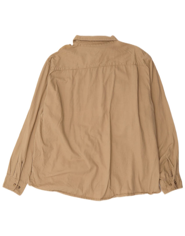 Camicia da uomo Wrangler 3XL cotone beige