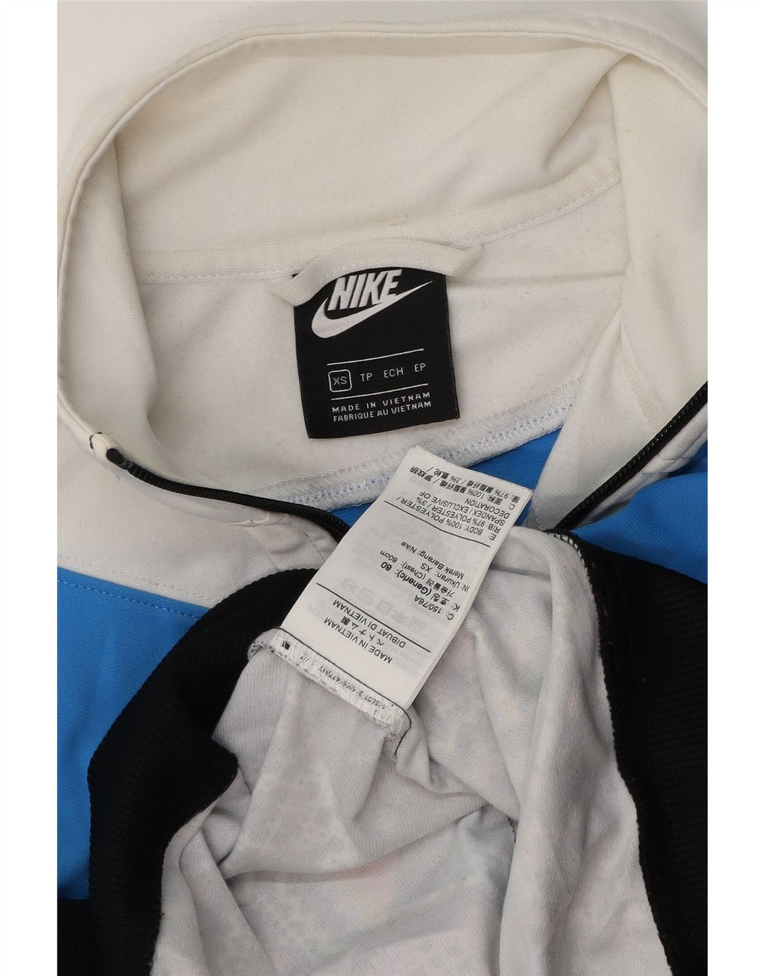 Giacca da ginnastica corta da donna NIKE UK 6 XS multicolore geometrica