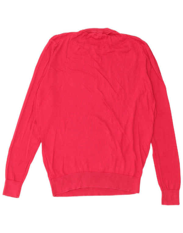 Maglione maglione girocollo da uomo Roberto Cavalli piccolo rosso