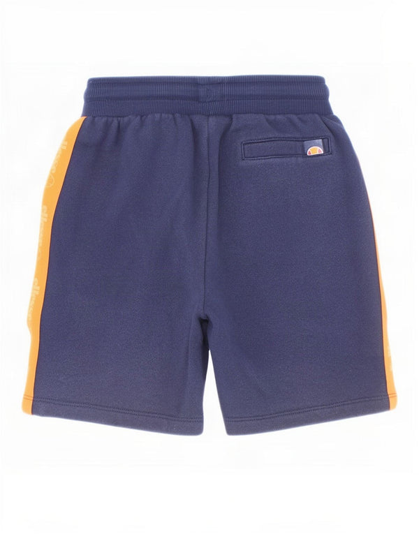 Pantaloncini sportivi da bambino Ellesse 10-11 anni in cotone color block blu navy