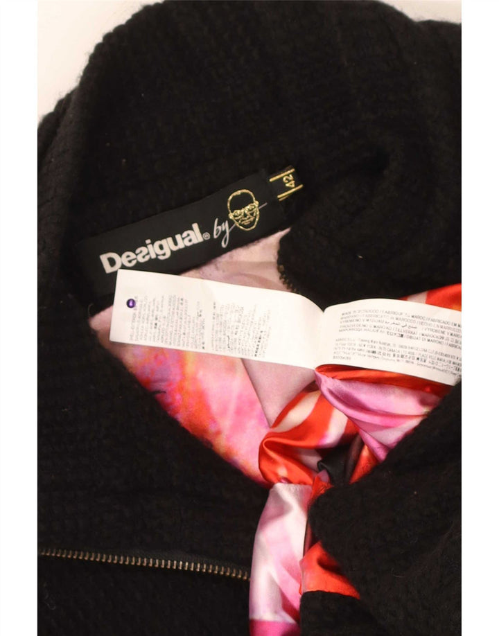 Soprabito da donna Desigual EU 42 Large Black Paisley acrilico