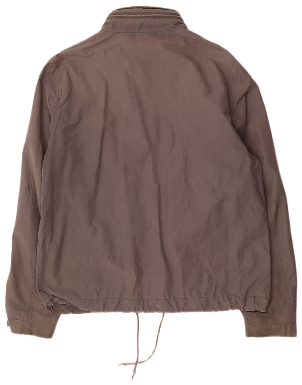 Giubbotto bomber con cappuccio da uomo Lacoste IT 52 XL in cotone grigio