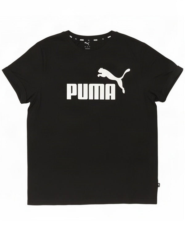 Puma T-shirt grafica da uomo grande nera