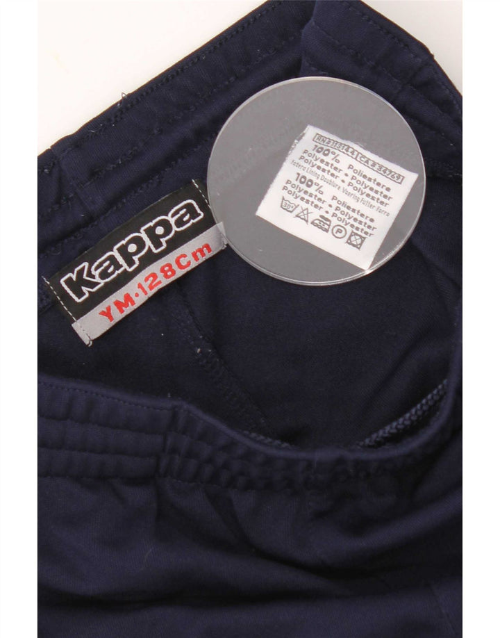Pantaloncini sportivi Kappa da ragazzo 7-8 anni medio blu navy in poliestere