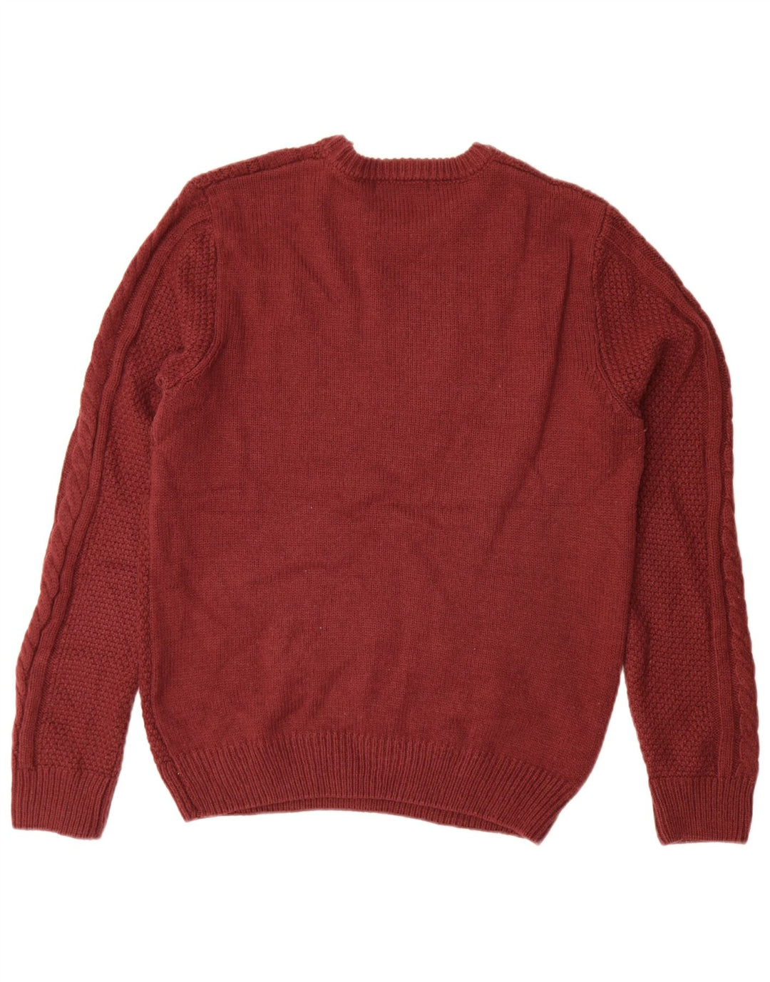Crew Clothing Maglione da uomo con collo in acrilico marrone medio medio