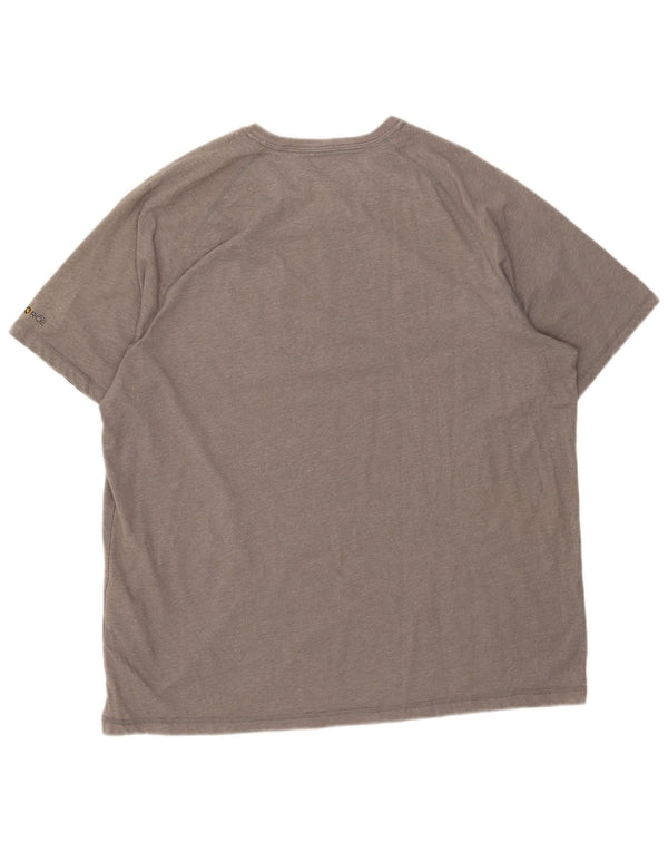 T-shirt Carhartt da uomo dalla vestibilità rilassata, XL, in poliestere grigio