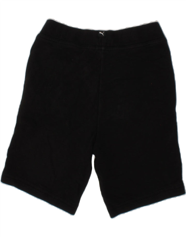PUMA Boys Graphic Sport Shorts 7-8 Years Black Cotton Vintage Puma and Second-Hand Puma from Messina Hembry 