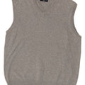 Canotta da uomo Marks & Spencer blu Harbour Vest in cotone grigio medio