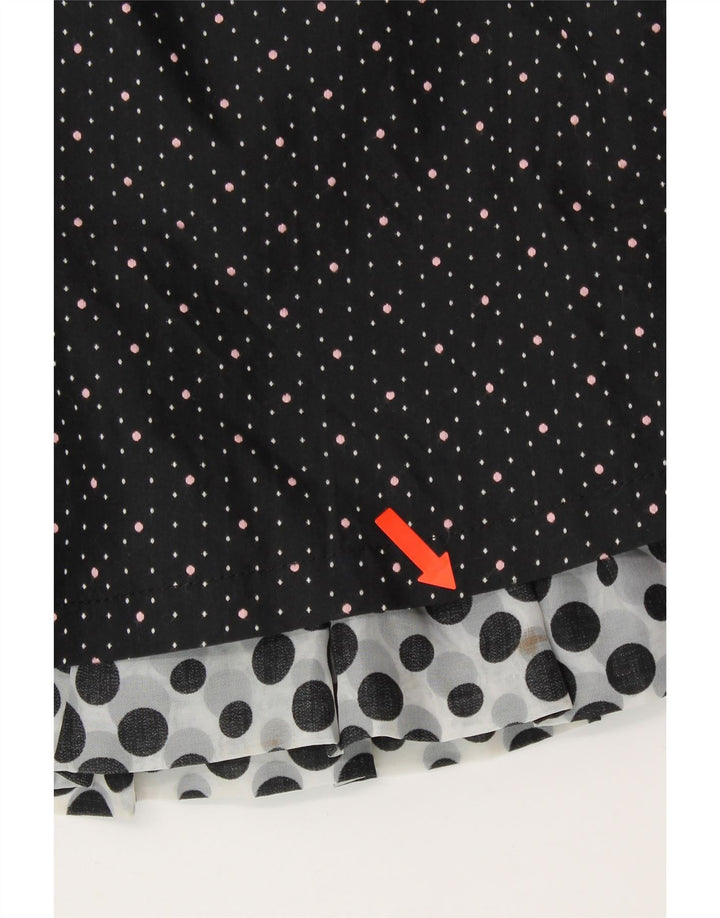 Minigonna da donna A.YILIAN grande W30 nera maculata