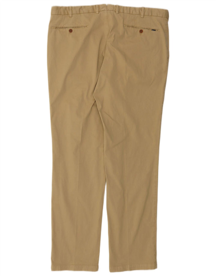 POLO RALPH LAUREN Pantaloni chino dritti da uomo W38 L32 Cotone Beige