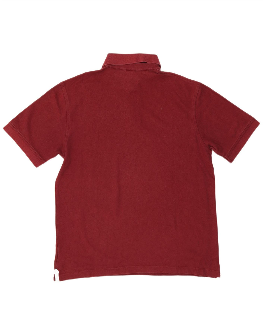 TOMMY HILFIGER Polo da uomo in cotone bordeaux medio