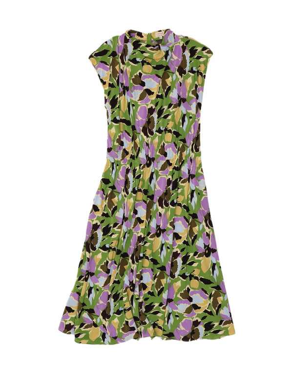 JIGSAW Womens Maxi Dress UK 14 Large  Multicoloured Floral Viscose