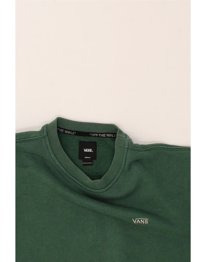Felpa da uomo VANS in cotone verde medio