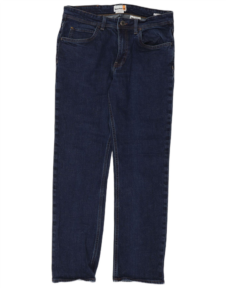 Jeans dritti da uomo Timberland W32 L29 cotone blu navy