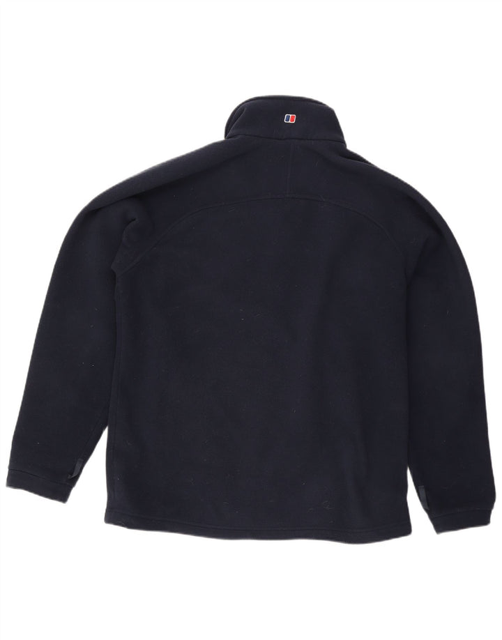 Giacca in pile foderata da uomo Berghaus UK 40 grande poliestere blu navy
