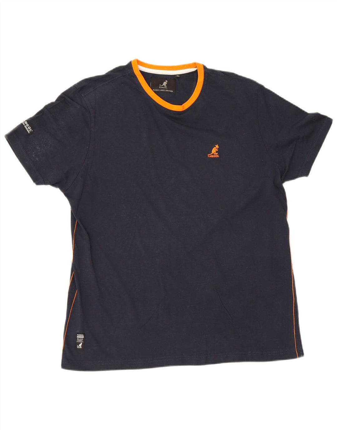 T-shirt da uomo Kangol Top XL in cotone blu navy