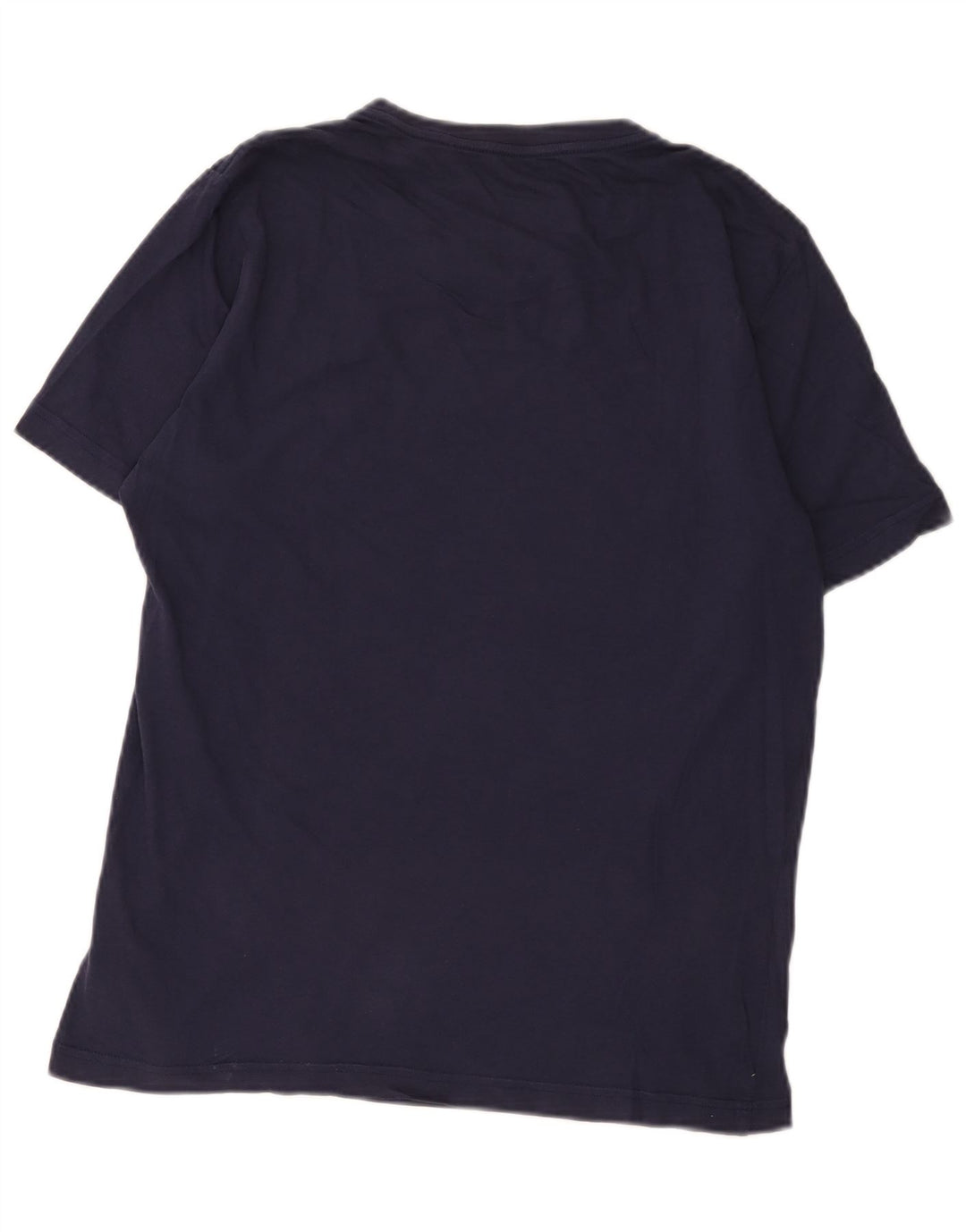 T-shirt grafica da uomo PUMA Top Small in cotone blu navy