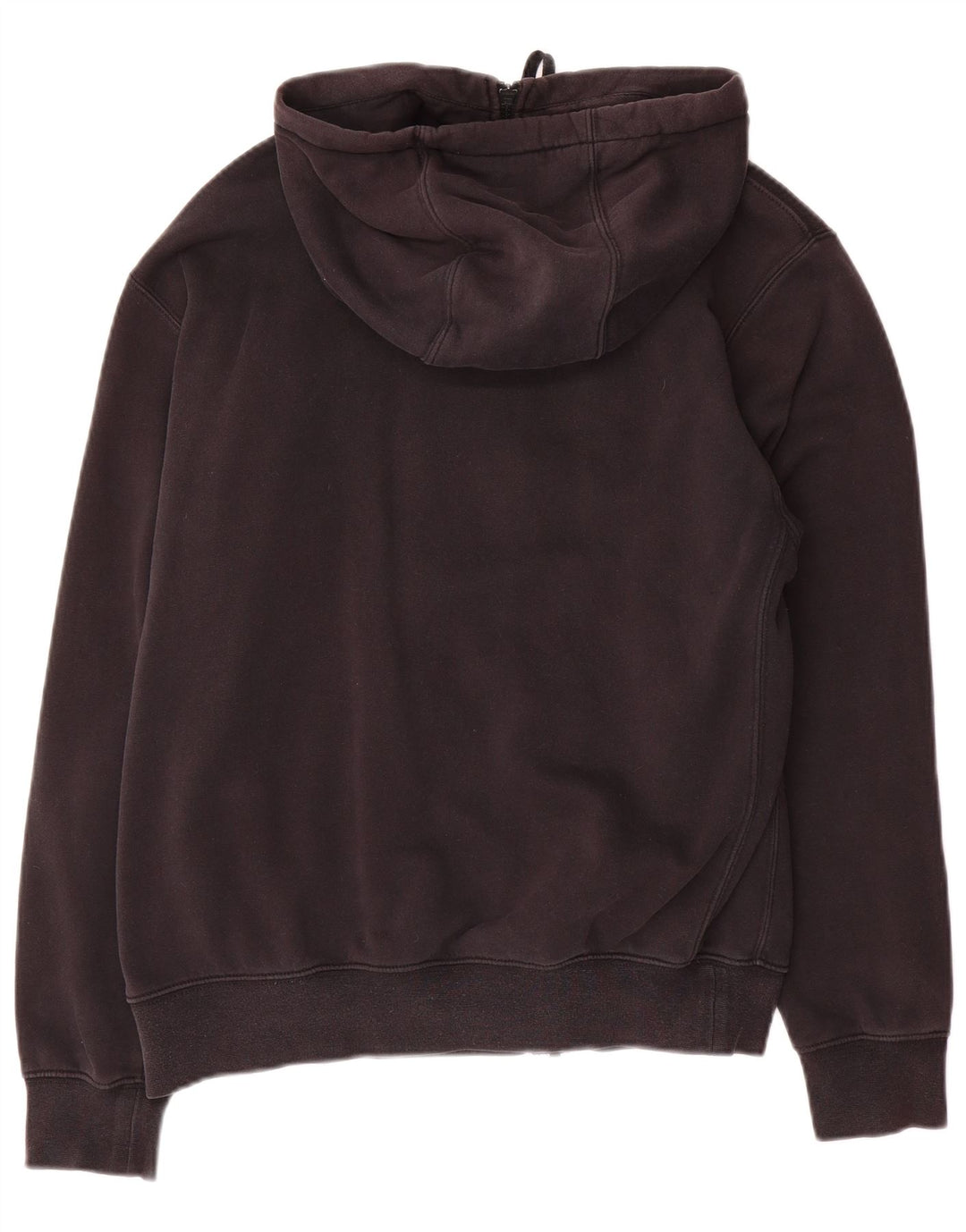 Felpa con cappuccio e zip Nike da uomo piccola nera
