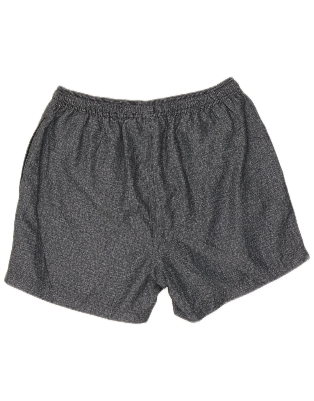 Pantaloncini sportivi vintage da uomo grandi in poliestere grigio