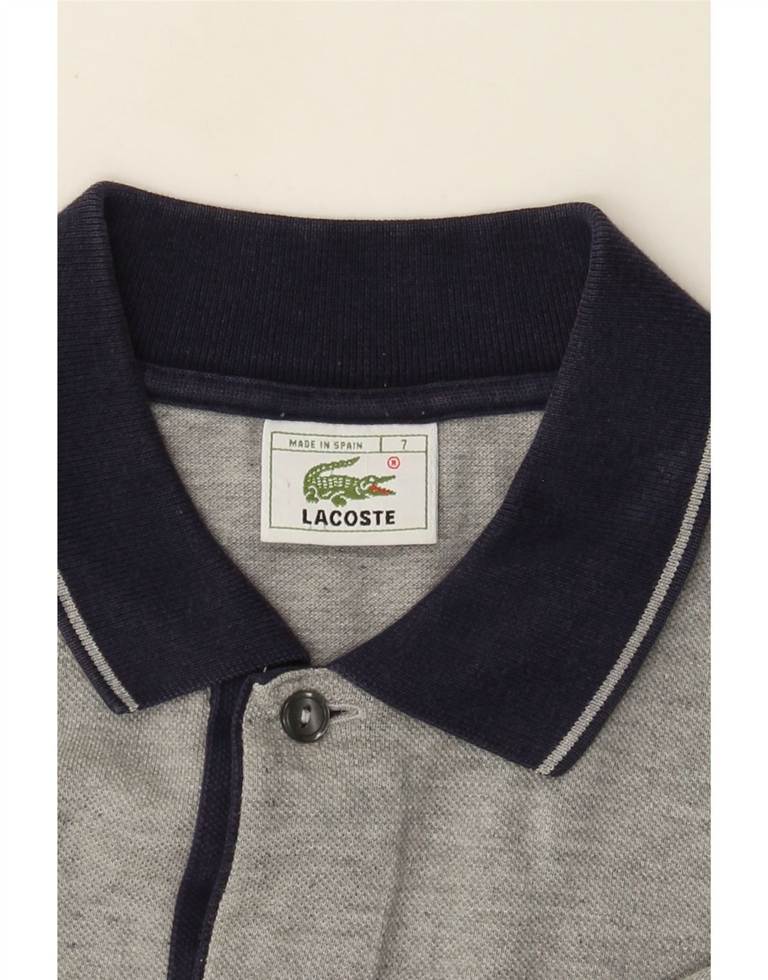 Polo da uomo Lacoste taglia 7 2XL blu navy color block
