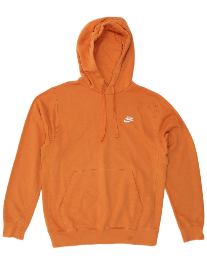 Maglione con cappuccio da uomo NIKE piccolo in cotone arancione