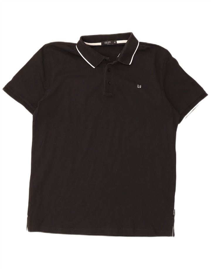 Polo Uomo Liu Jo Media Nera In Cotone