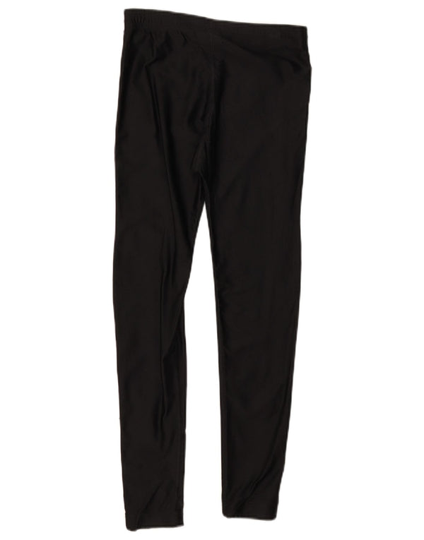 Leggings Reebok da donna UK 12 Medium Black Poliestere Colourblock
