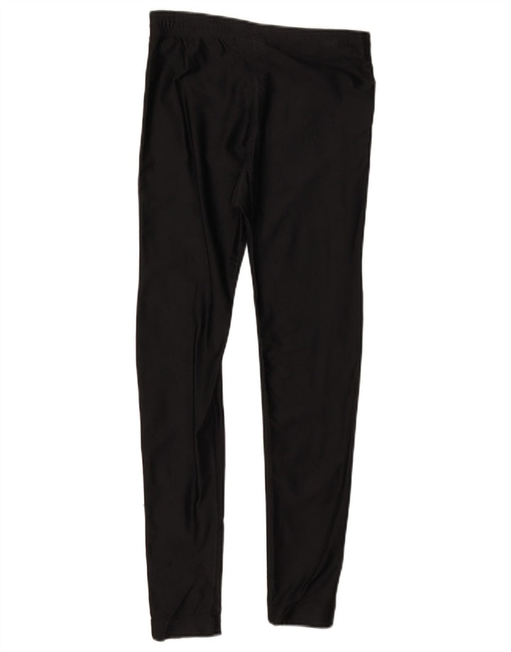 Leggings Reebok da donna UK 12 Medium Black Poliestere Colourblock