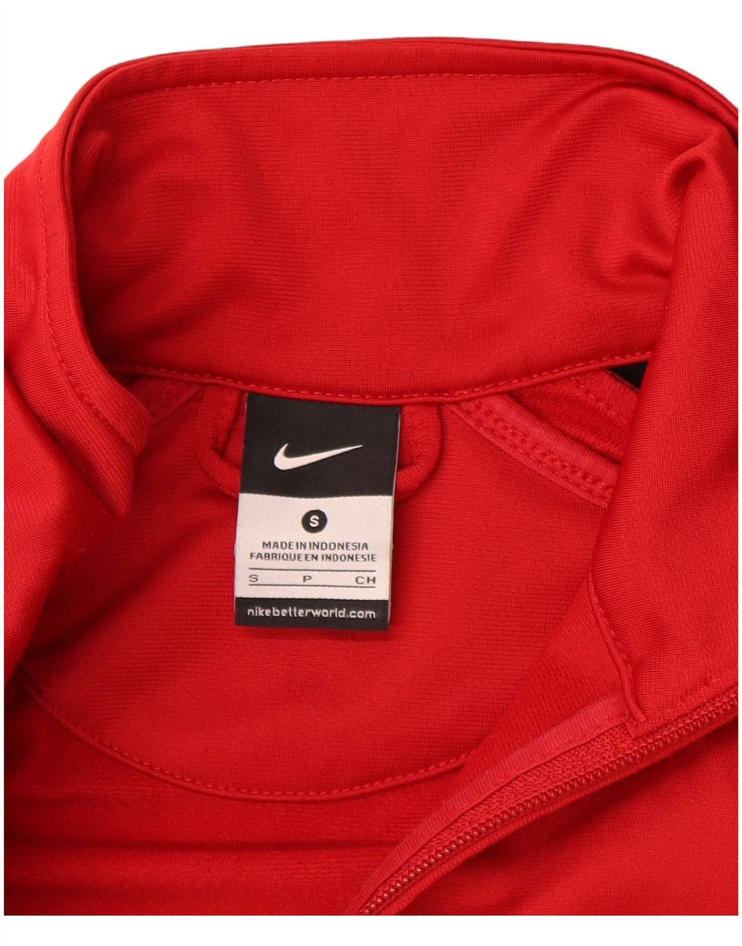 Giacca da tuta da uomo NIKE piccola rossa in poliestere color block