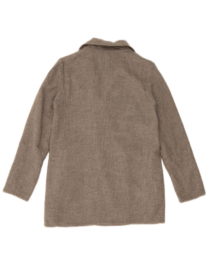 Giacca blazer oversize doppio petto da donna Massimo Dutti EU 36 XS Grigio