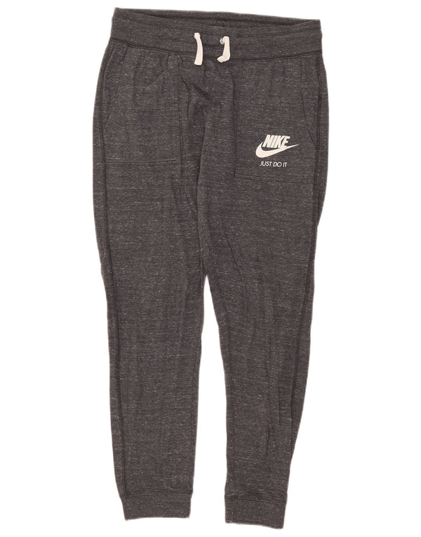 Pantaloni da tuta da donna Nike Joggers UK 14 Cotone chiazzato grigio medio